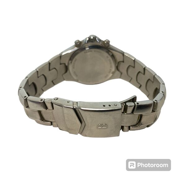 Vintage Men's BULOVA "Marine Star" Blue Face Chronograph Watch  New Battery - Picture 6 of 9